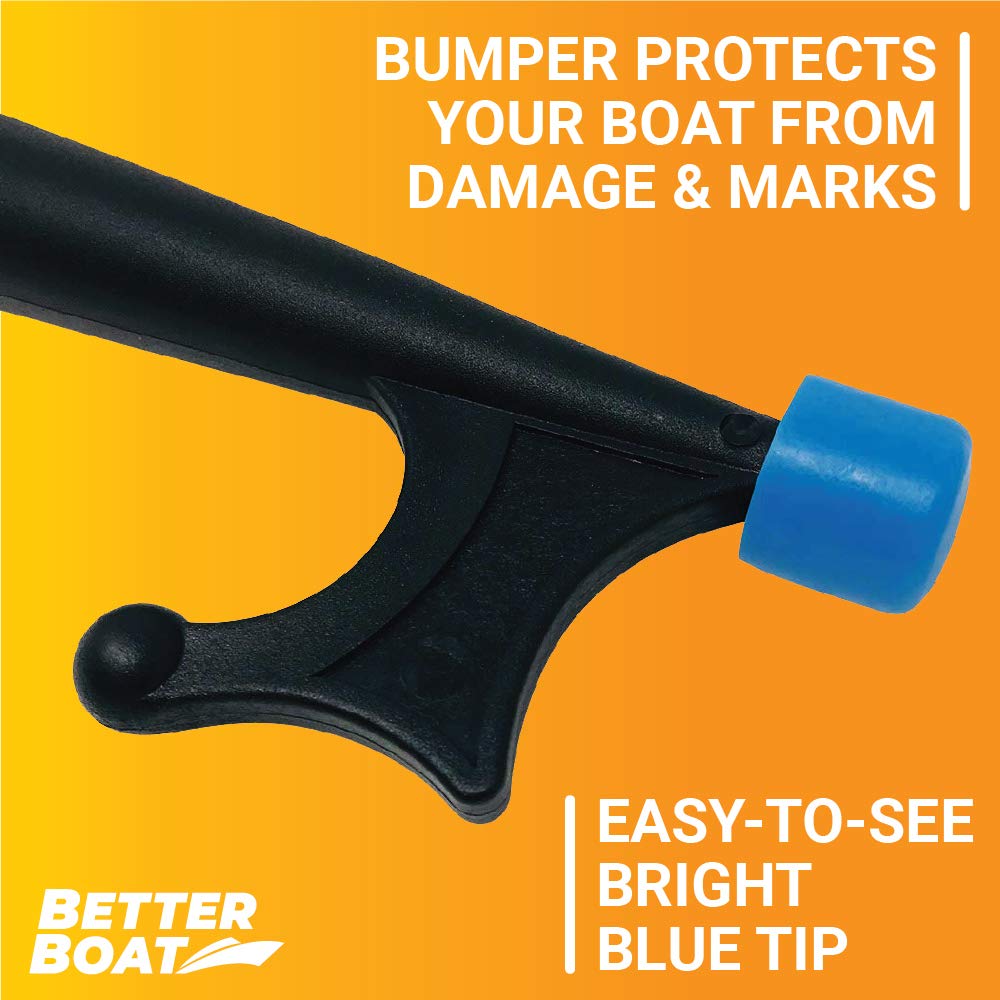 Boat Hook for Pole, Works with Push Pole with 3/4" Thread Screw End, Docking Stick for Boats, Pontoon, Marine Boating Accessories (Hook Only)