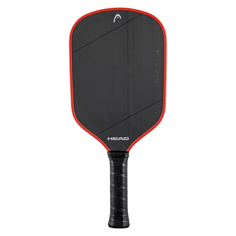 HEAD Radical Tour EX Raw Pickleball Paddle - Black/Orange / 4 1/8 / 8.1 OZ