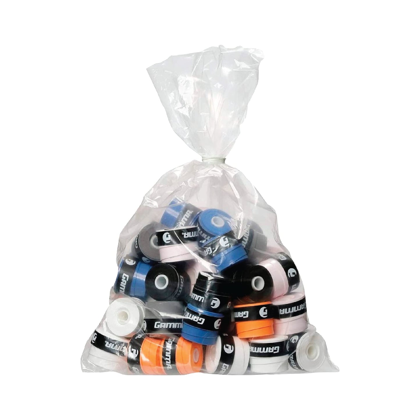 GAMMA Sports Supreme Overgrip for Tennis, Pickleball, Squash, Badminton, and Racquetball Racquets, 60-Refill Bag, White
