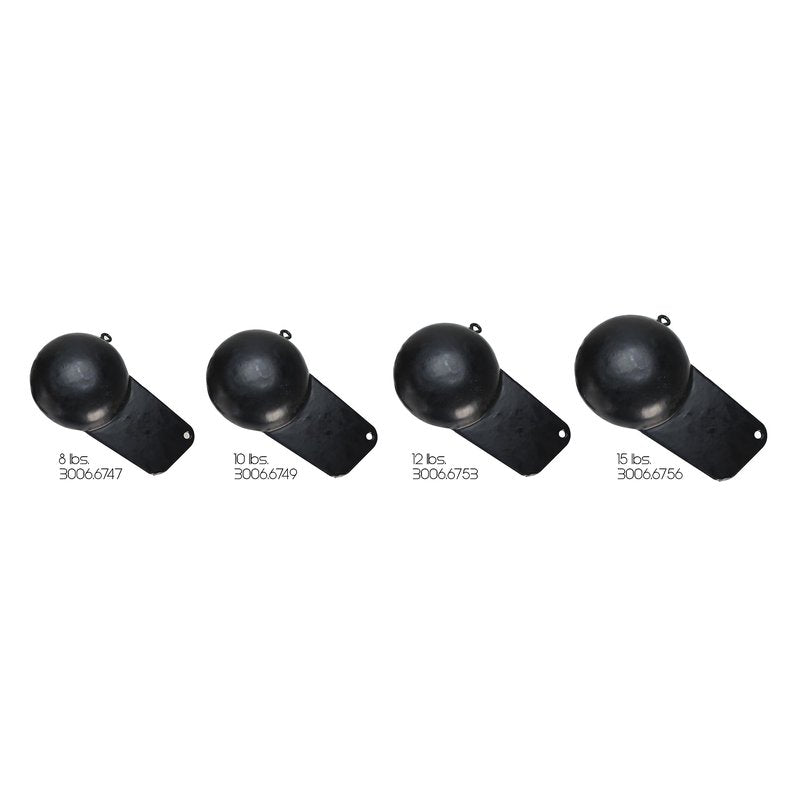 Extreme Max 3006.6749 Coated Pancake Downrigger Weight - 10 lbs.