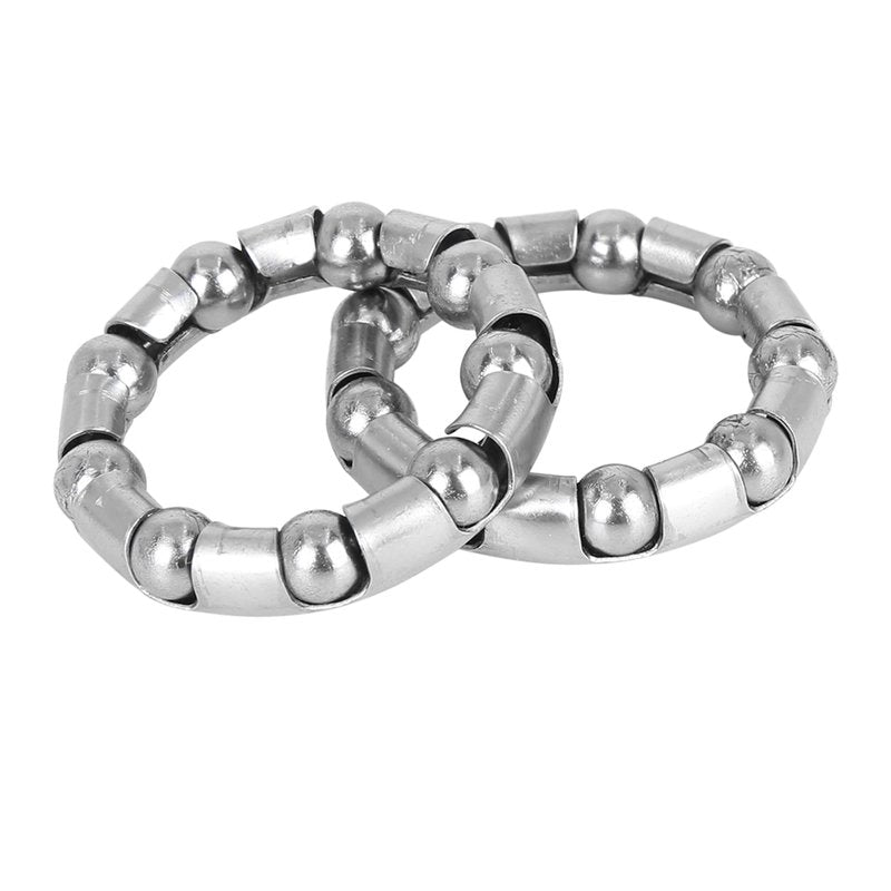 X AUTOHAUX 12pcs 44mm x 9 Ball Bearing Cages Crank Bearings Wheel Bearing Retainer for Bicycle