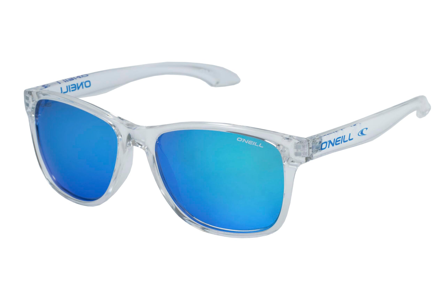 O'NEILL UV400 Offshore 2.0 Polarized Sunglasses for Men and Women, 55 Millimeters, Gloss Clear Crystal