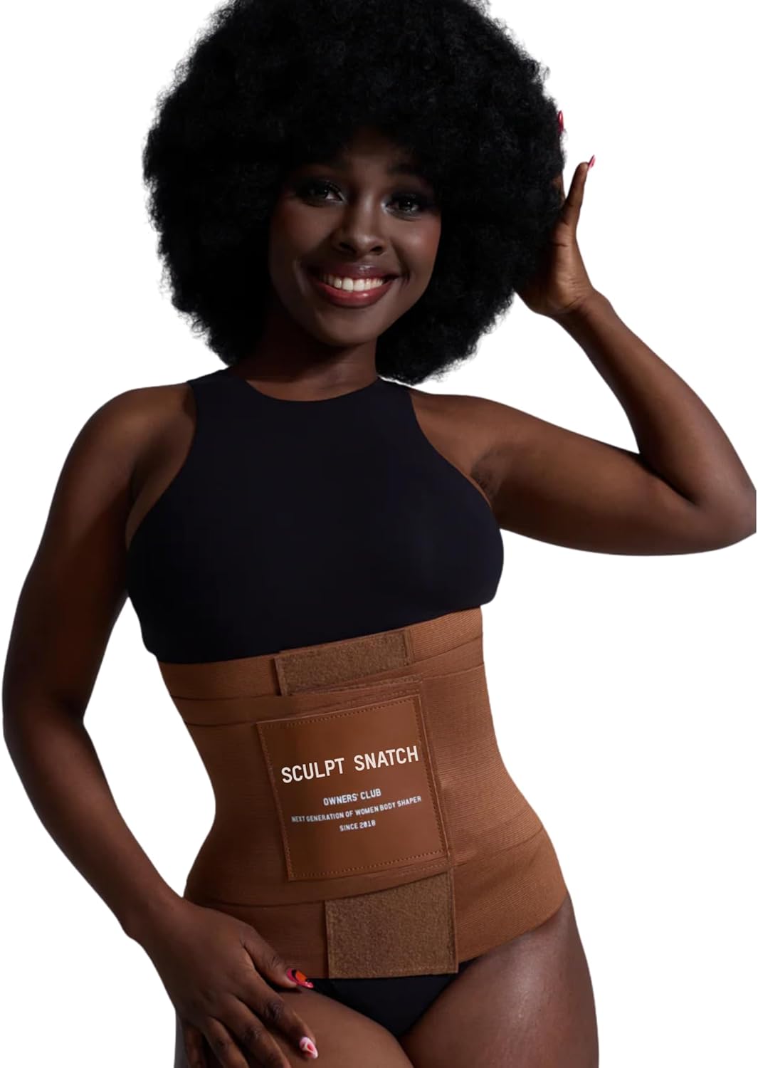 Hourglass Waist Trainer for Women - Adjustable Stomach Control Sweat Band | Tummy Trimmer for Workouts