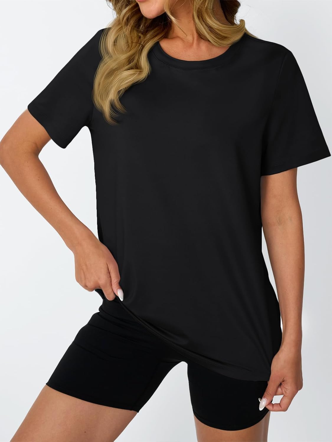 Women's Athletic Workout Shirts - Short Sleeve Tops for Running, Hiking & Gym | Comfortable Fit