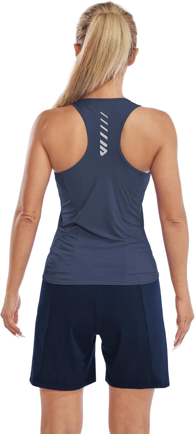 Wulibike Sleeveless Cycling Jersey for Women - Summer Biking Tank Top with Pockets | Lightweight & Breathable