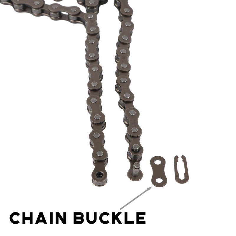 cubsala Single Speed BMX Chian 1/2" x 1/8" 72 Links for 20 Inch Freestyle Bike and Other Bicycle, Brown