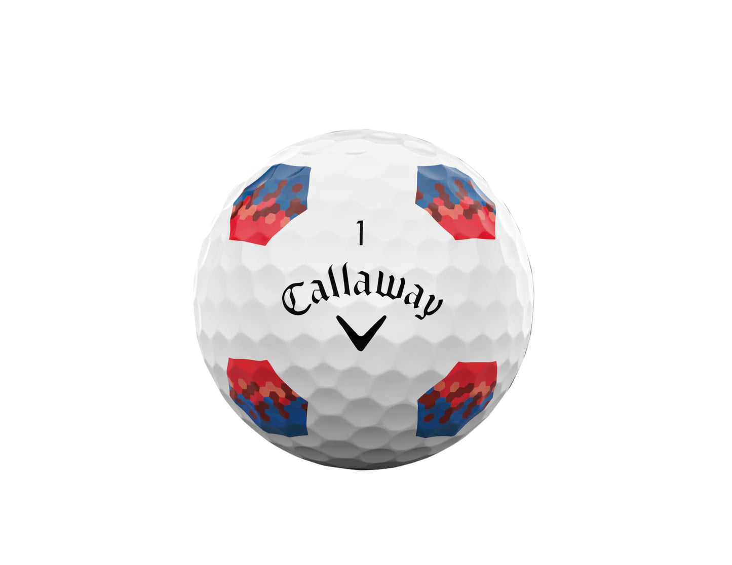Callaway Golf Chrome Soft 2026 Golf Balls(Tru Track Blue/Red,One Dozen)