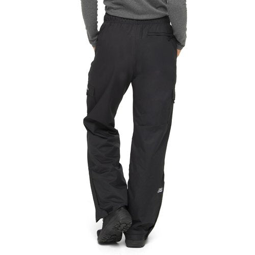 Arctix Women's Lumi Pull Over Fleece Lined Cargo Snow Pants, Black, X-Large Short