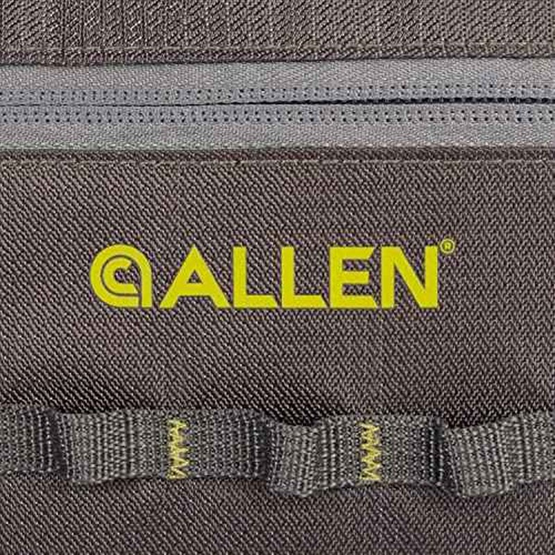Allen Company Chatfield Compact Fishing Backpack, 12" L x 6" W x 15" H, 17.6 liters, Gray/Lime