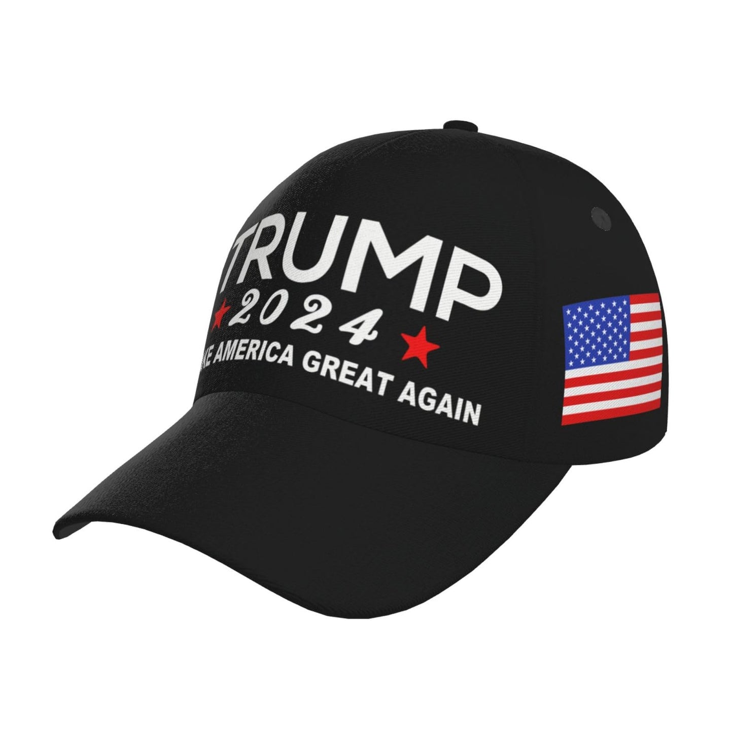 Trump 2024 Baseball Caps with American Flag Adjustable Make America Great Again Baseball Hats Patriotic Dad Hat Trucker Caps for Men Women