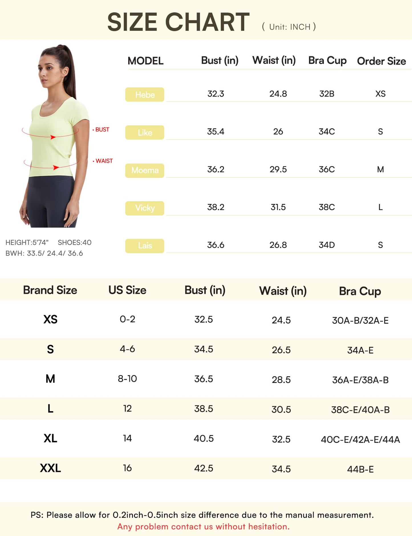 ENERBLOOM Womens Workout Crop Tops Ribbed Short Sleeve Yoga Shirts Athletic Tee Fitted U Neck Mild Support Built in Bra Milky Green Small