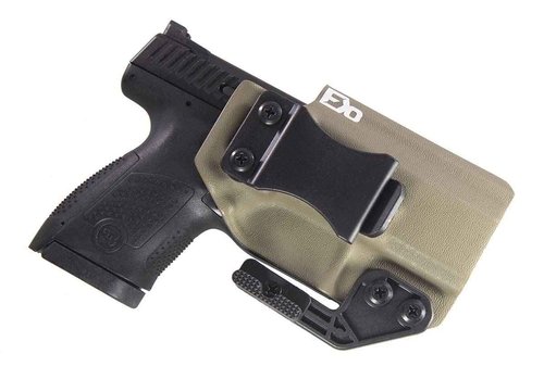 FDO Industries (Formerly Fierce Defender) IWB Kydex Holster CZ P10s Optic Cut -The Paladin Series -Made in USA- (Flat Dark Earth)