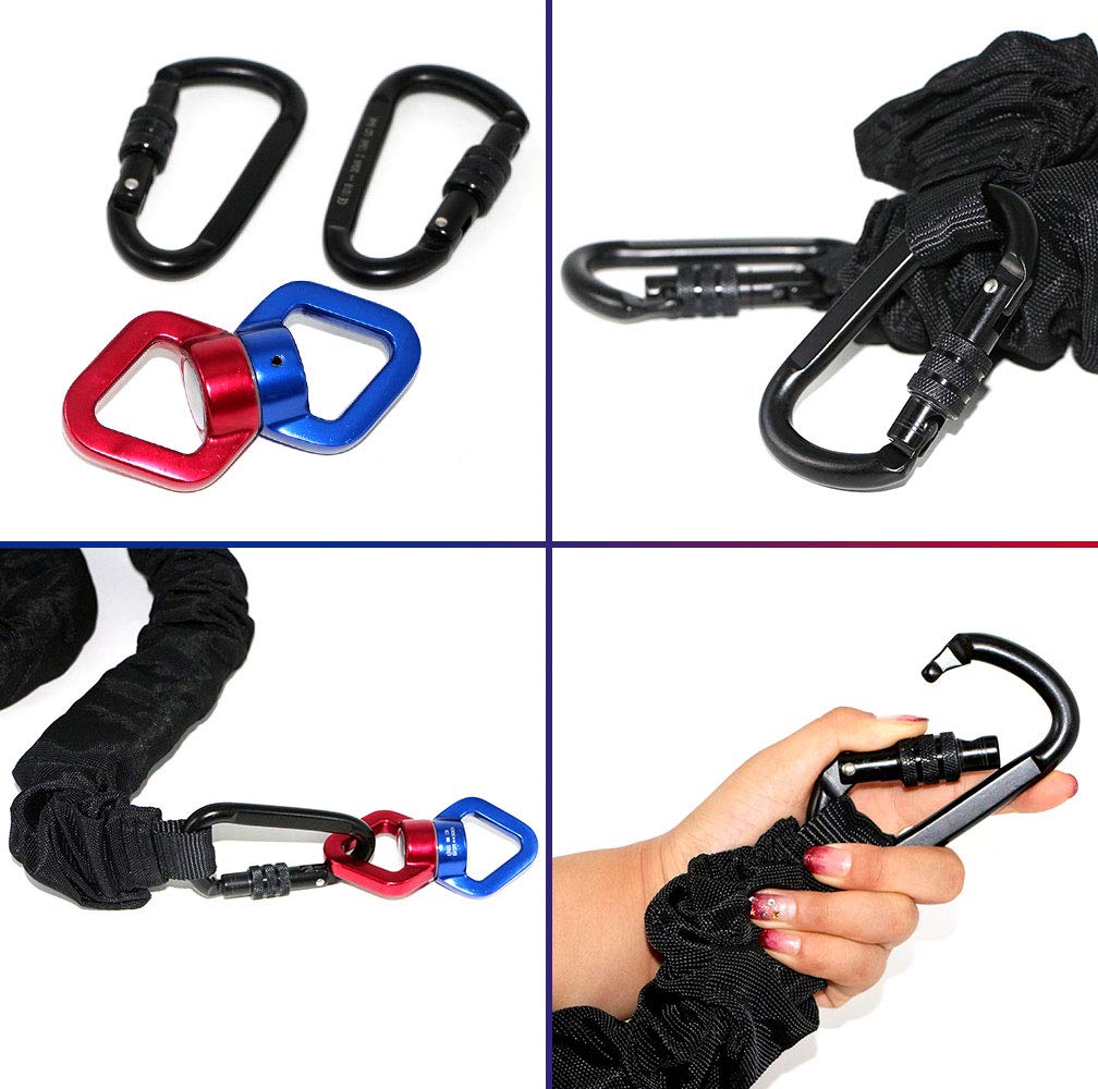 DASKING Pro Yoga Resistance Band - Heavy Duty Bungee Cord for Home Gym, Pilates & Agility Training(Weight Class-4)