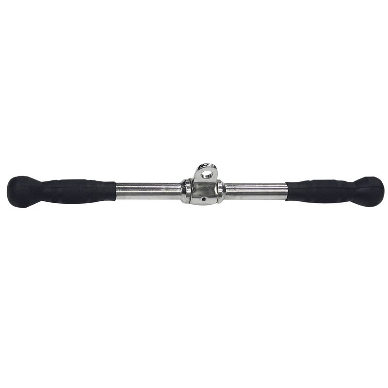Body-Solid Tools MB022RG 21 in. Pro-Grip Revolving Straight Bar Attachment for Cable Machines