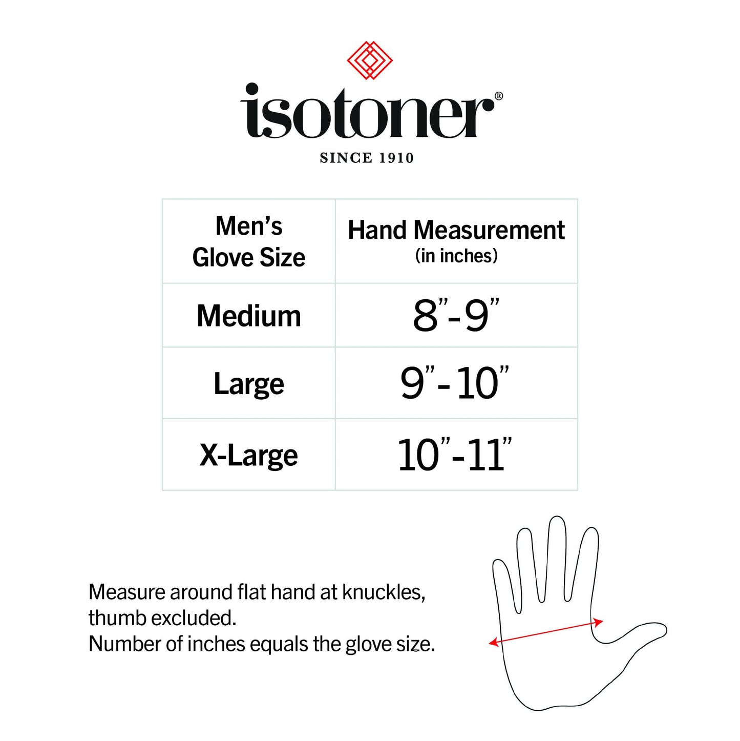 isotoner Mens Microfiber Touchscreen Texting Warm Lined Cold Weather With Water Repellent Technology Gloves, Cognac, Large US