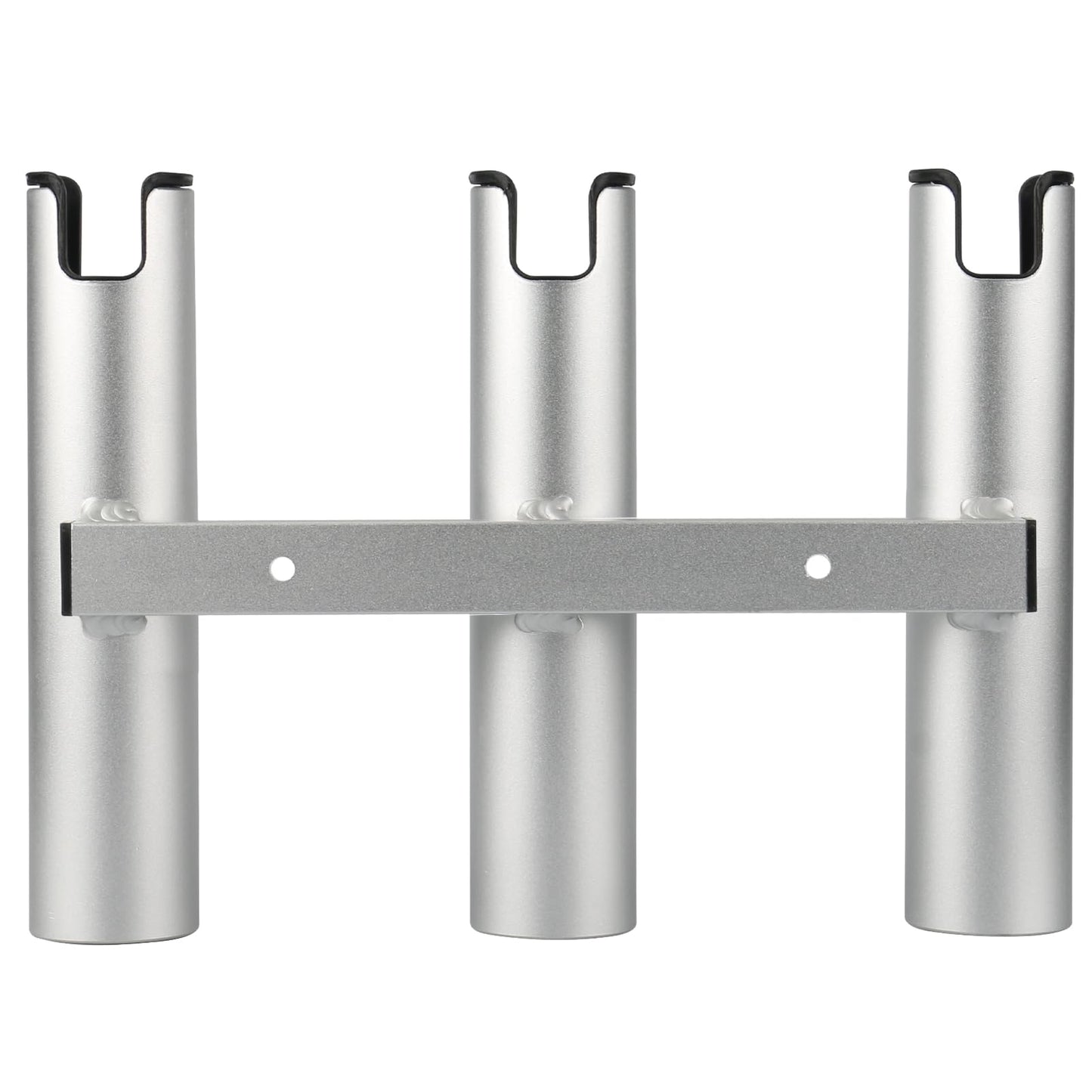 Marinebaby Fishing Boat Rod Holder Aluminum,3 Link Tube Aluminum Rod Rack, Suit Boats & Yacht