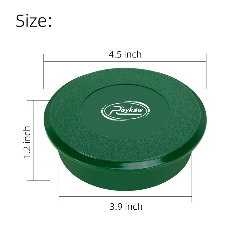 Roykaw Golf Cup Cover, Golf Putting Green Hole Covers for Golf Course Hole/Golf Practice Training Aids Holes, ABS Golf Hole Cover, Non-Slip, Conforms to USGA Standard