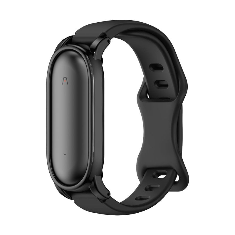 Wacanc Silicone Wristband Compatible with Plaud NotePin Voice Recorder,PC Case with Adjustable Wearable Strap for Plaud NotePin S (2025),Lightweight Replacement Strap Secure Fit Accessories (Black)