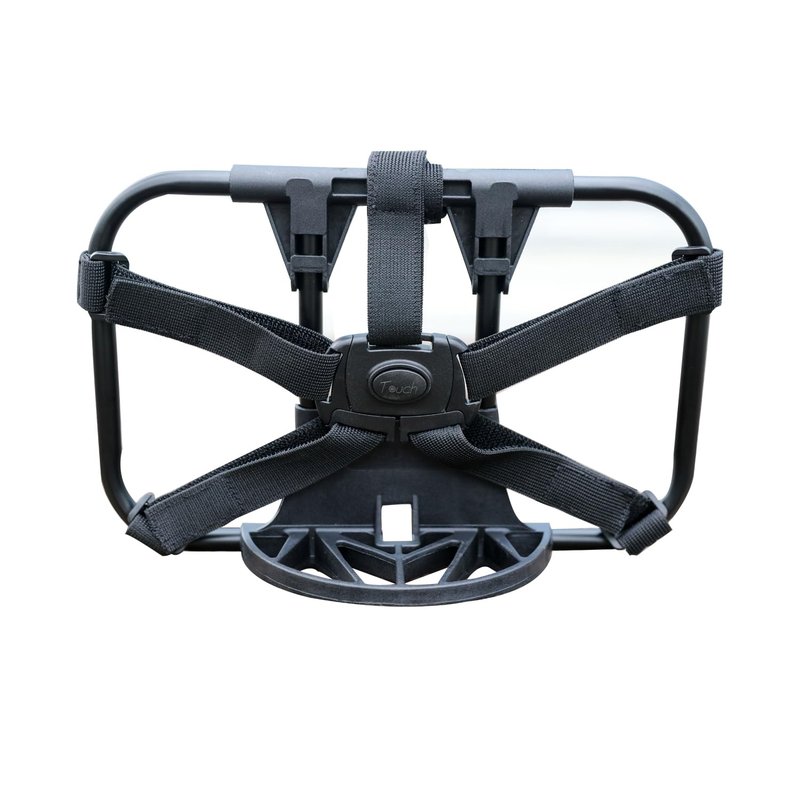 SplendoRoute Folding Bike Front Rack Set for Brompton Bike Front Carrier Block (Horizontal Rack -Black)