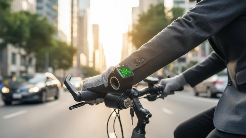 Electric Scooter Handlebar Switch Lock 10 Inch ABS 3 Pin Digital Battery Power Display Switch Lock with Keys for Replacement