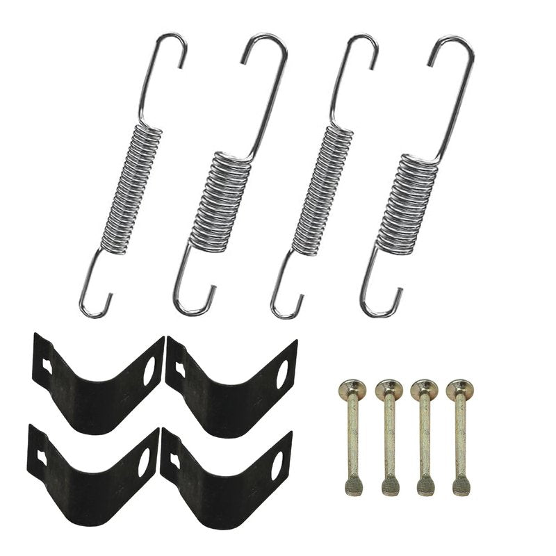 Vanlison Golf Cart Brake Drum & Brake Pads & Shoe Spring Repair Kit - Compatible with 1981-1994 Club Car DS villager 6 & villager 8 (OEM #1011137, 101146302, 1011466)
