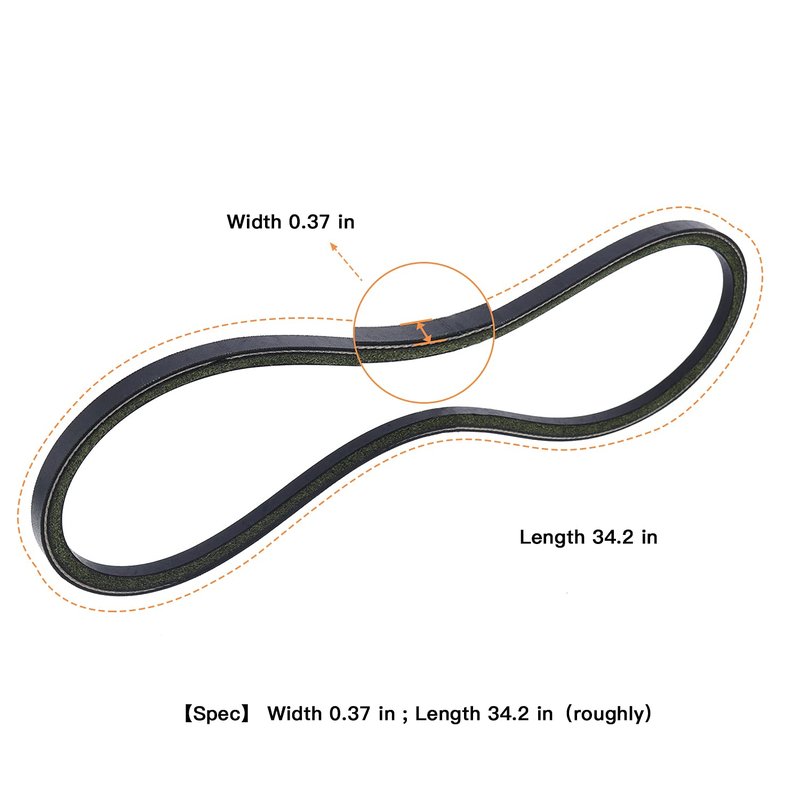 Holdia Starter Generator Belt 1019167-01 101916701 Compatible with 1997 and Newer Club Car Model DS and Precedent Golf Cart