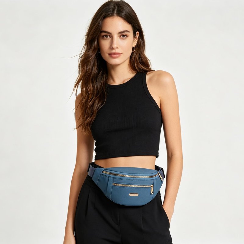 Fanny Pack Waist Pack for Women, Crossbody Purse Waist Bag for Running Sports Travel