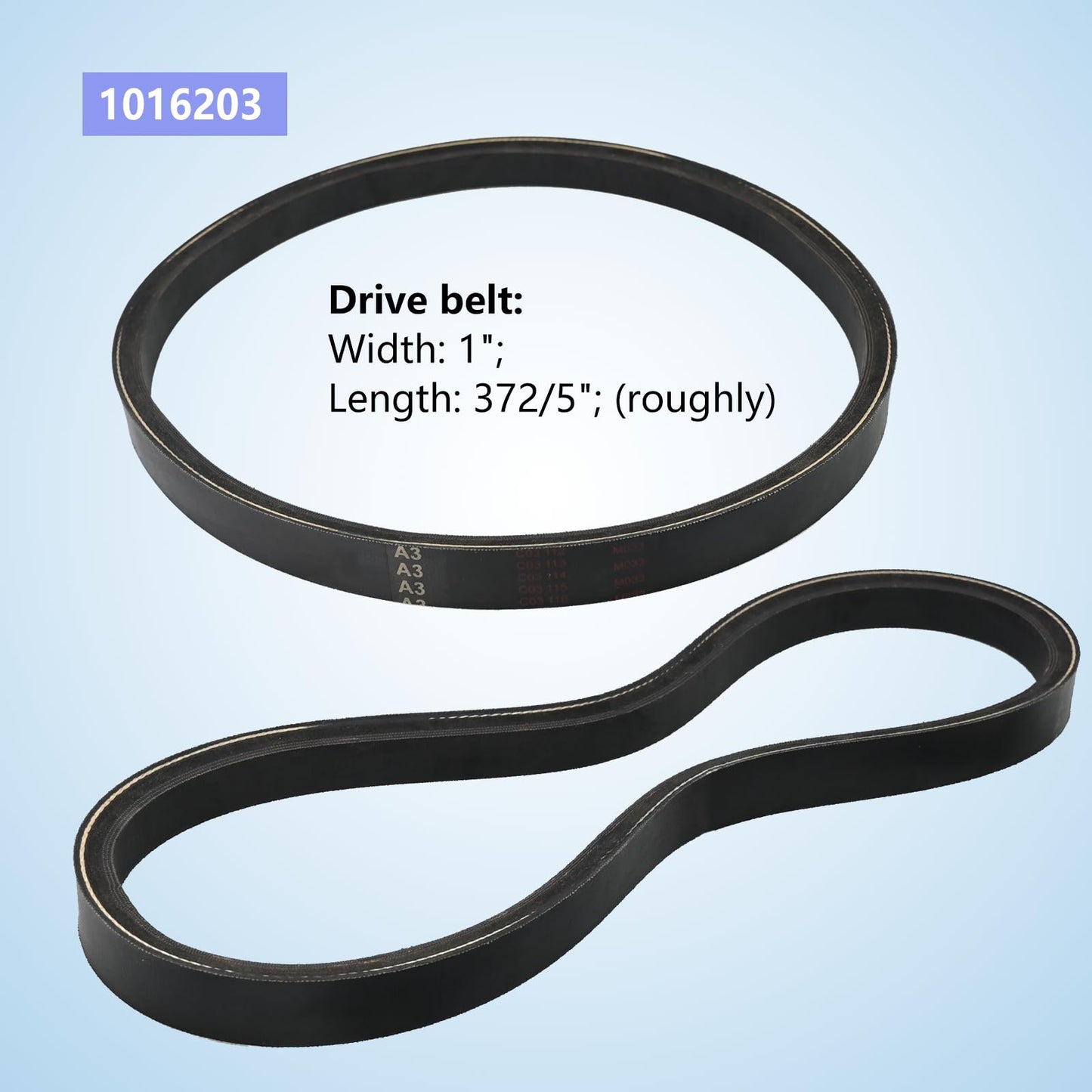 Vanshly Club Car Clutch Drive Belt for 1992-Up DS and 2004-Up Precedent Golf Cart 1016203