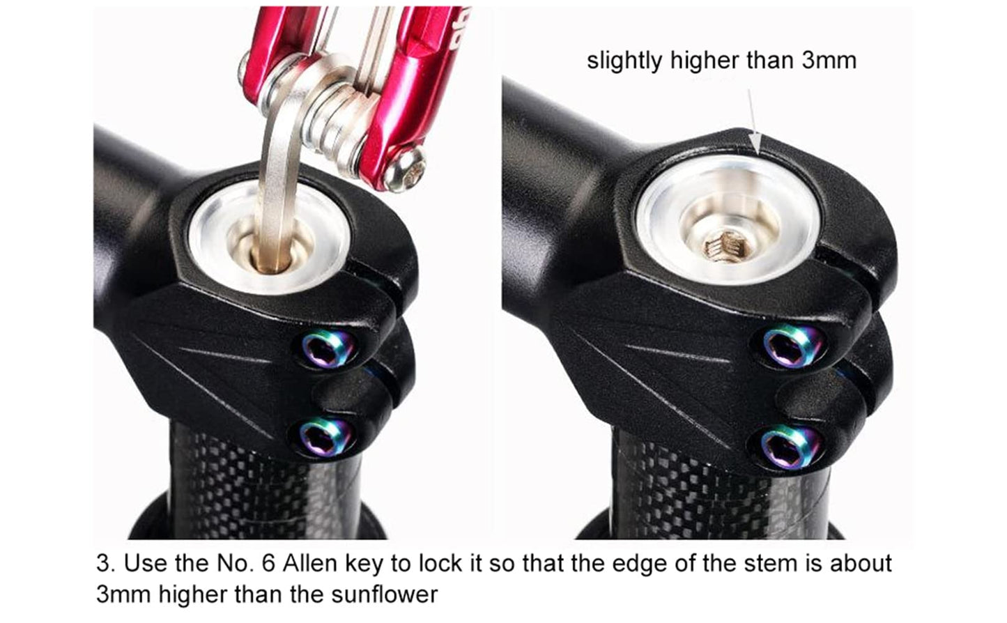 Tbest ycle Star Nut Setter, Bike Stem Headset TopAluminum Alloy ycle Headset TopBike Fork Expander Bung Bike Stem Headset Carbon TopFork Ca headsetheadset top