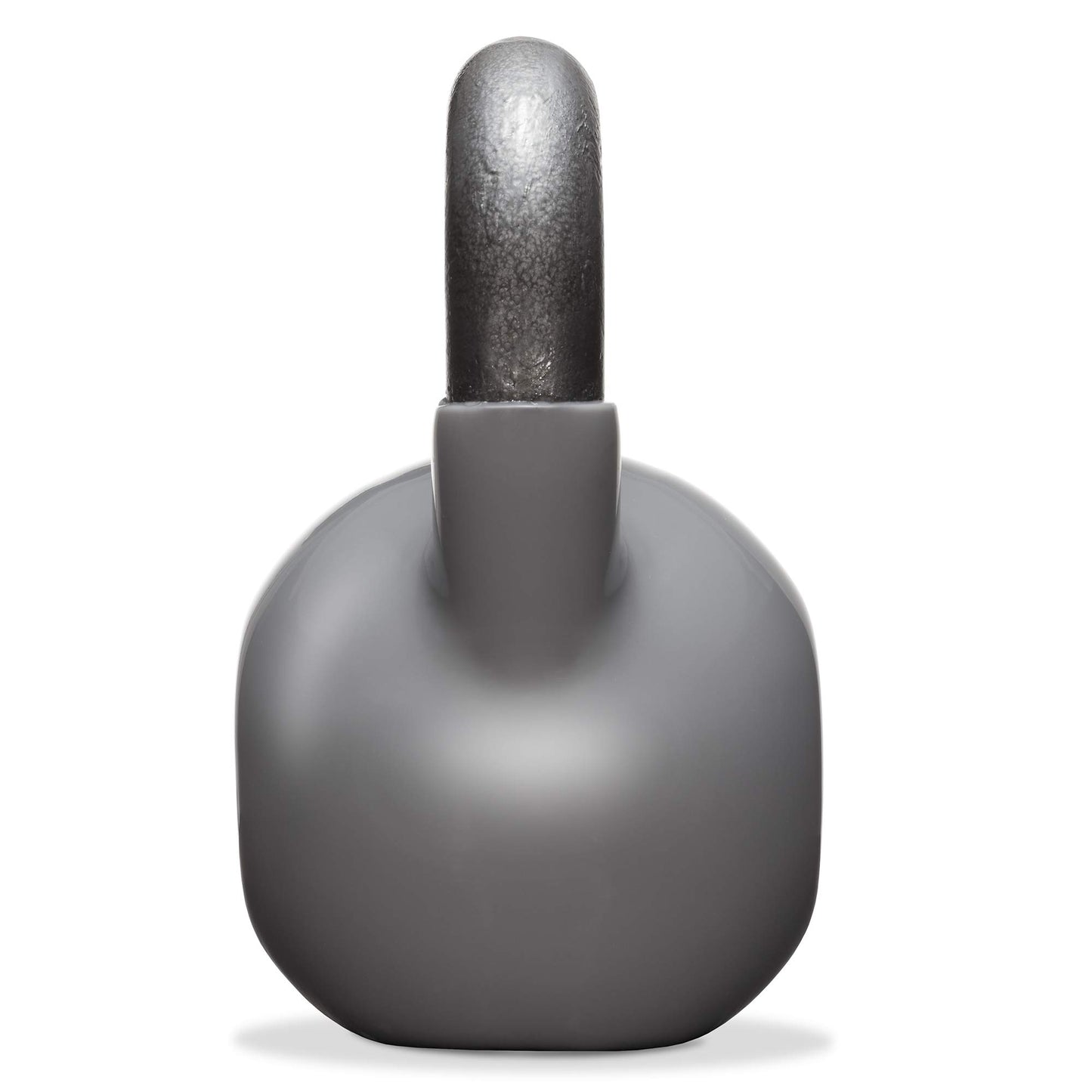 Philosophy Gym Vinyl Coated Cast Iron Kettlebell Weight 50 lbs - Black
