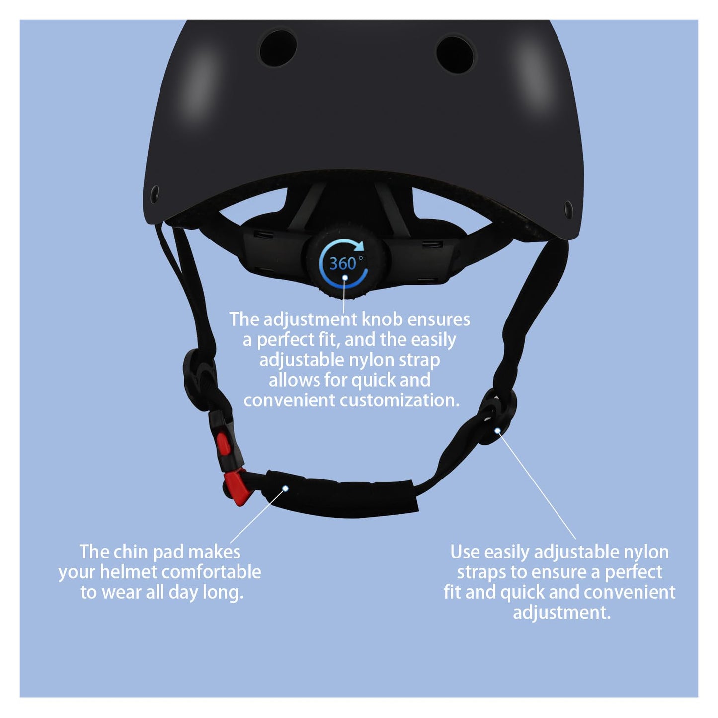 Color Gradient Adjustable Kids Bike Helmet with Knee & Elbow Pads Set | Multi-Sport Safety Gear for Boys & Girls Ages 5-14 | Skateboarding, Scooters, Roller & Inline Skating, Longboarding