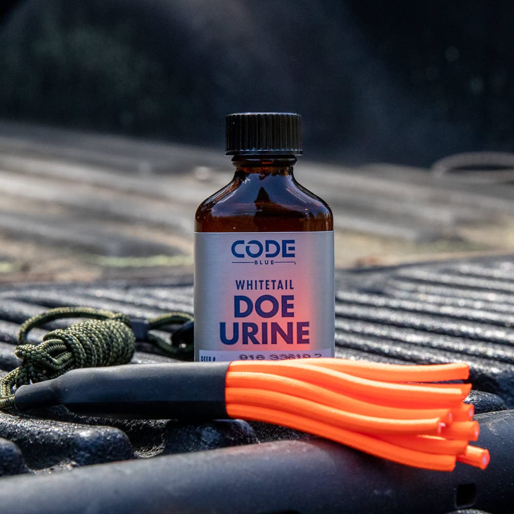 Code Blue Scent Drag with Doe Urine (1-Ounce), Choose Scent