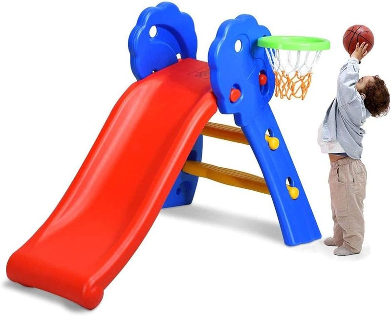 Toddler Slide Playset - Freestanding Climber for Indoor Fun | Easy Setup, Sturdy Plastic