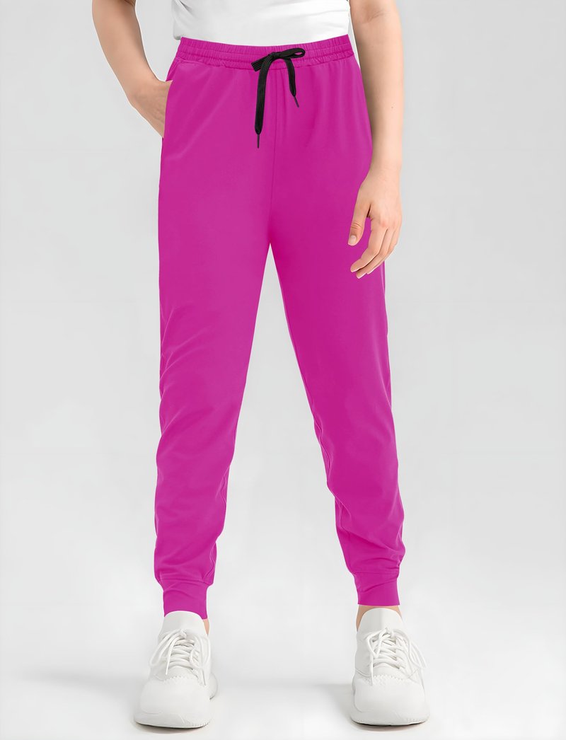 VOGRYE Girls' Sweatpants 3-Pack - Soft Cotton Jogger Pants with Pockets, Elastic Waist Athletic Active Wear for Kids