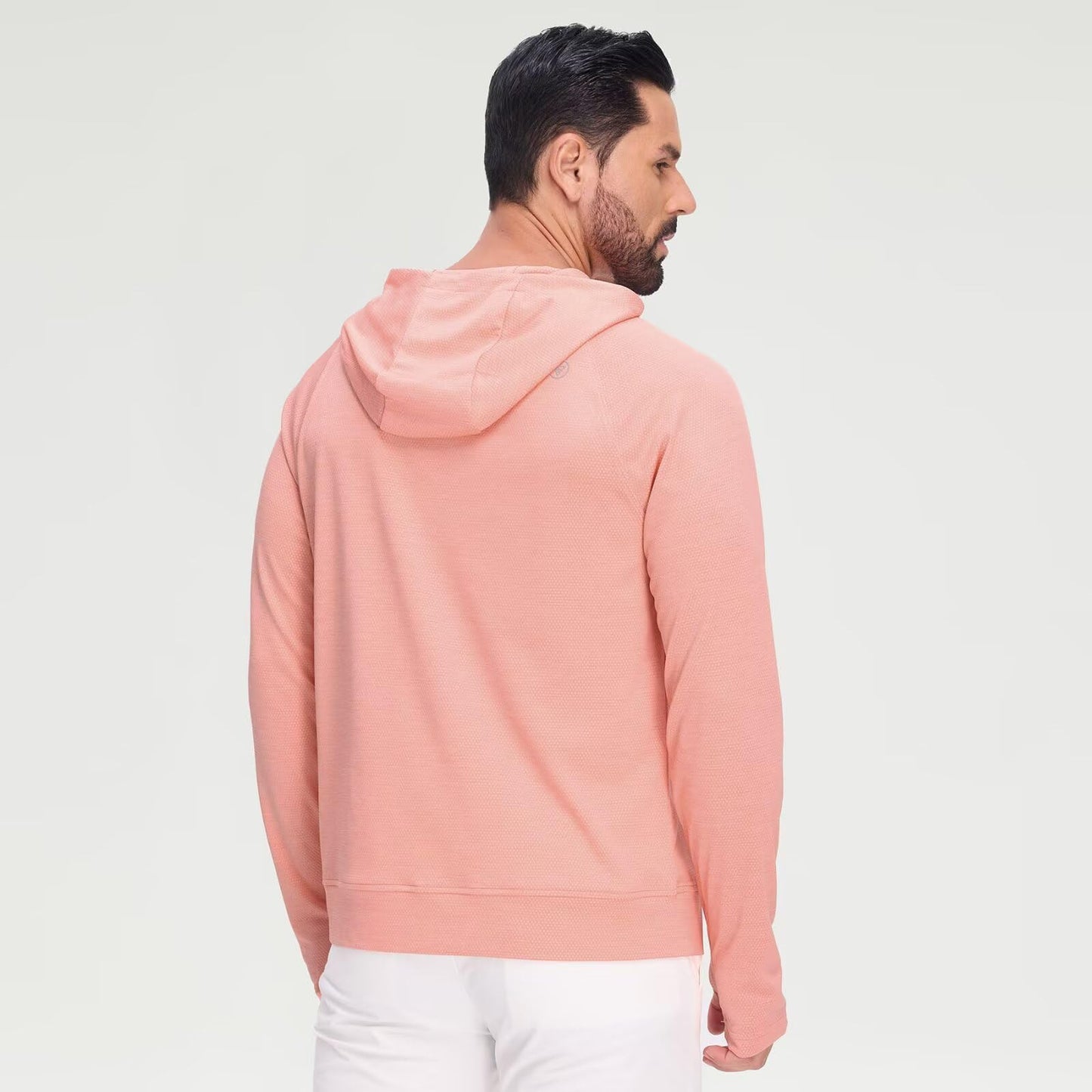 M MAELREG Hoodies for Men Golf Athletic Texture Sweatshirts Feather Weight Dry Fit Performance Midlayer Mens Hoodies Pullover
