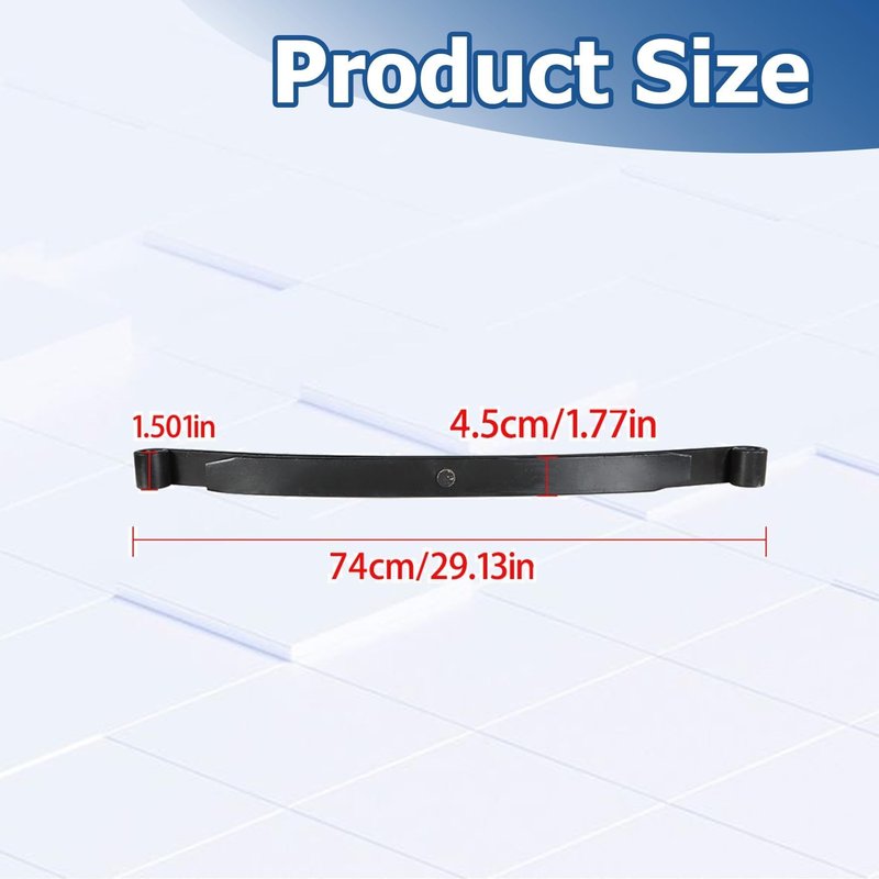 WFLNHB Heavy Duty Front Leaf Spring Replacement for Club Car DS (1981-Up) Golf Carts