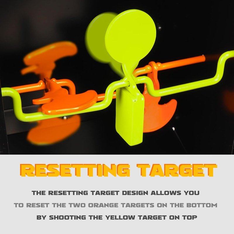 Highwild BB Trap Pellet Collector - Airgun Target System with 10 Paper Targets & 3 Spinner Targets | 7" X 9" Size
