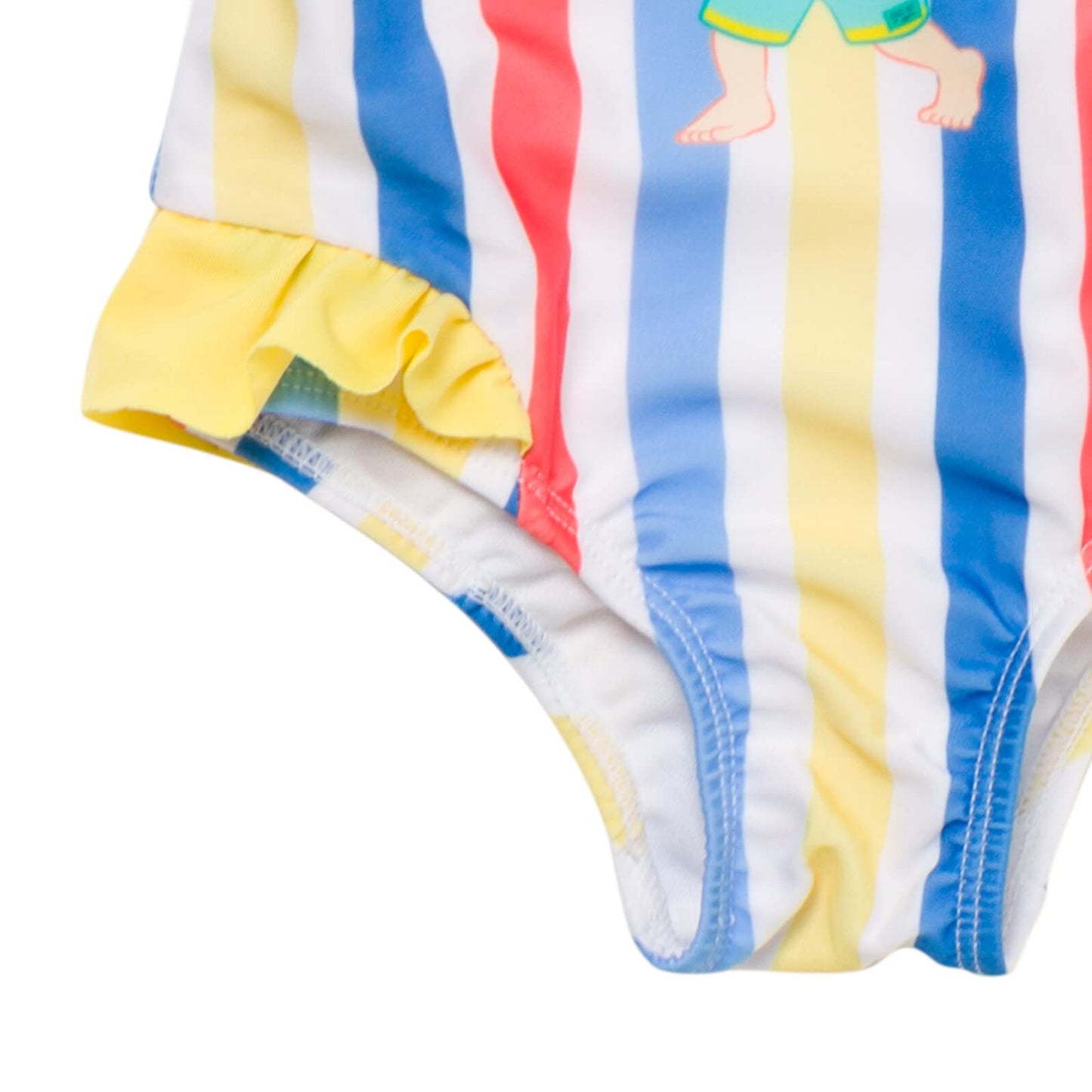 CoComelon Yoyo Tomtom JJ Toddler Girls One Piece Bathing Suit Multicolor 4T