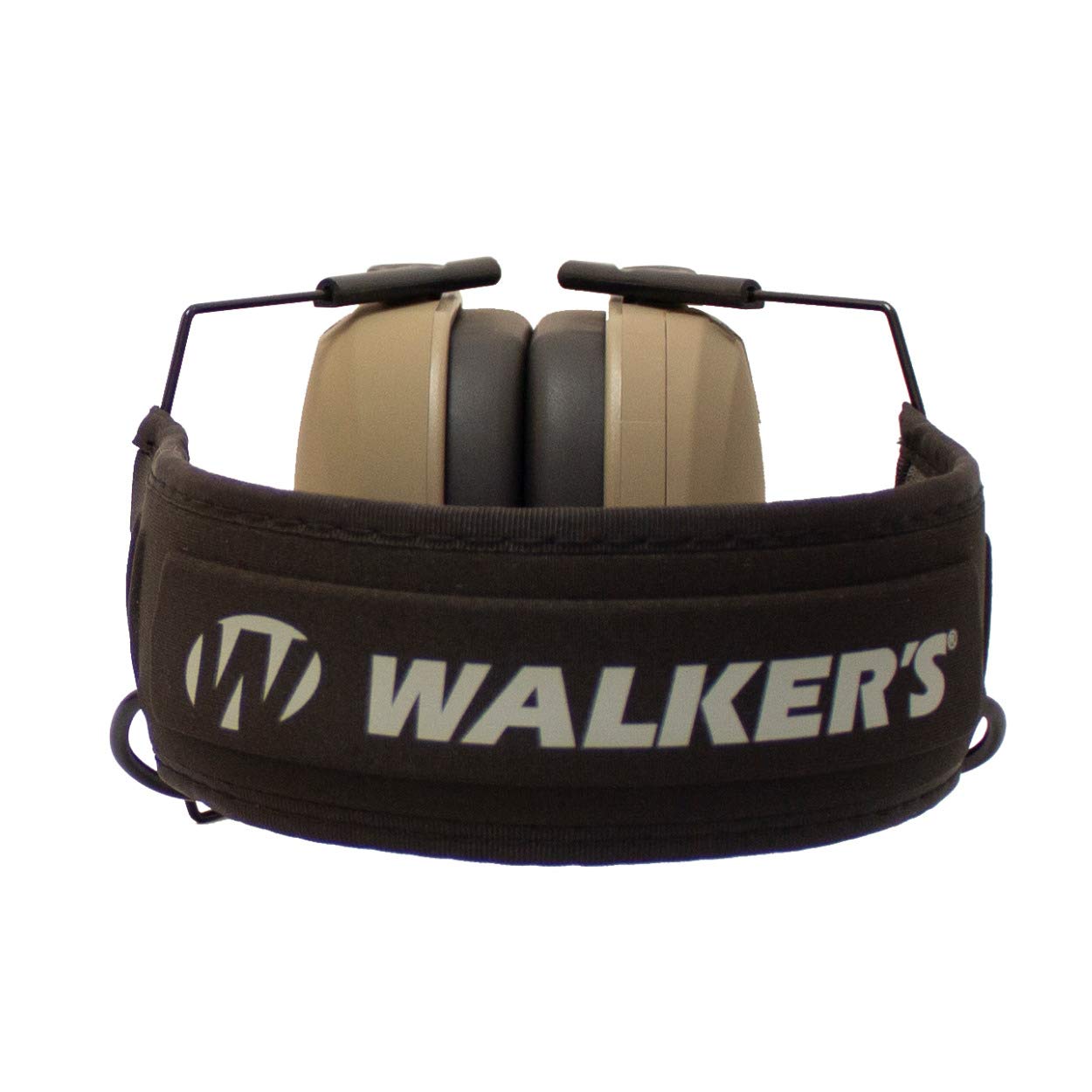 Walker's Razor Slim Electronic Shooting Hearing Protection Muff (Sound Amplification and Suppression) with Protective Case, Black/Teal