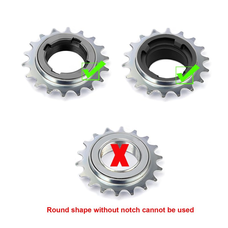 SONZUIA Sprocket Puller Tool BMX 4 Notch, Bicycle Single Speed Freewheel Remover Tool