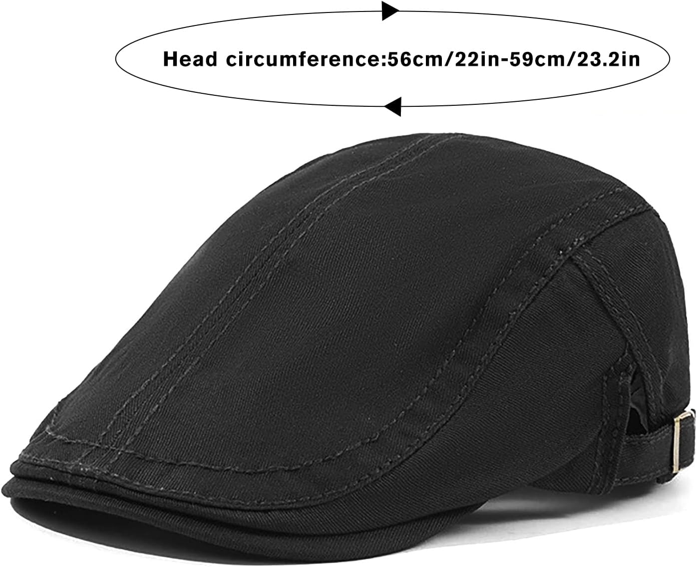 Mens Newsboy Cap - Cotton Ivy Hat for Driving | Stylish Beret Design
