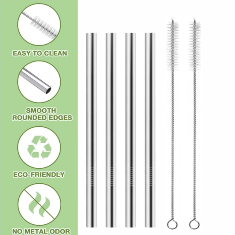 GL-Auking 2Pack 40oz Protour Tumbler Flip Straw Lids, Leak-Proof, Reusable Plastic, With Metal Straw & Cleaner, Fit for Stanley ProTour Cup Accessories