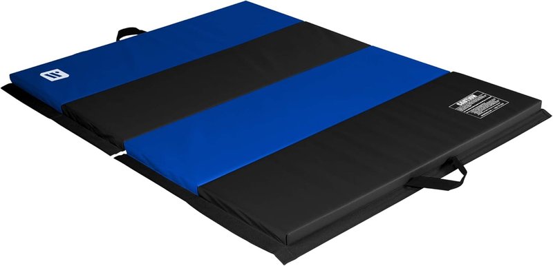 Personal Fitness Exercise Mat - 4ft x 6ft x 2in, Lightweight & Foldable | Ideal for Yoga, Pilates & Home Workouts
