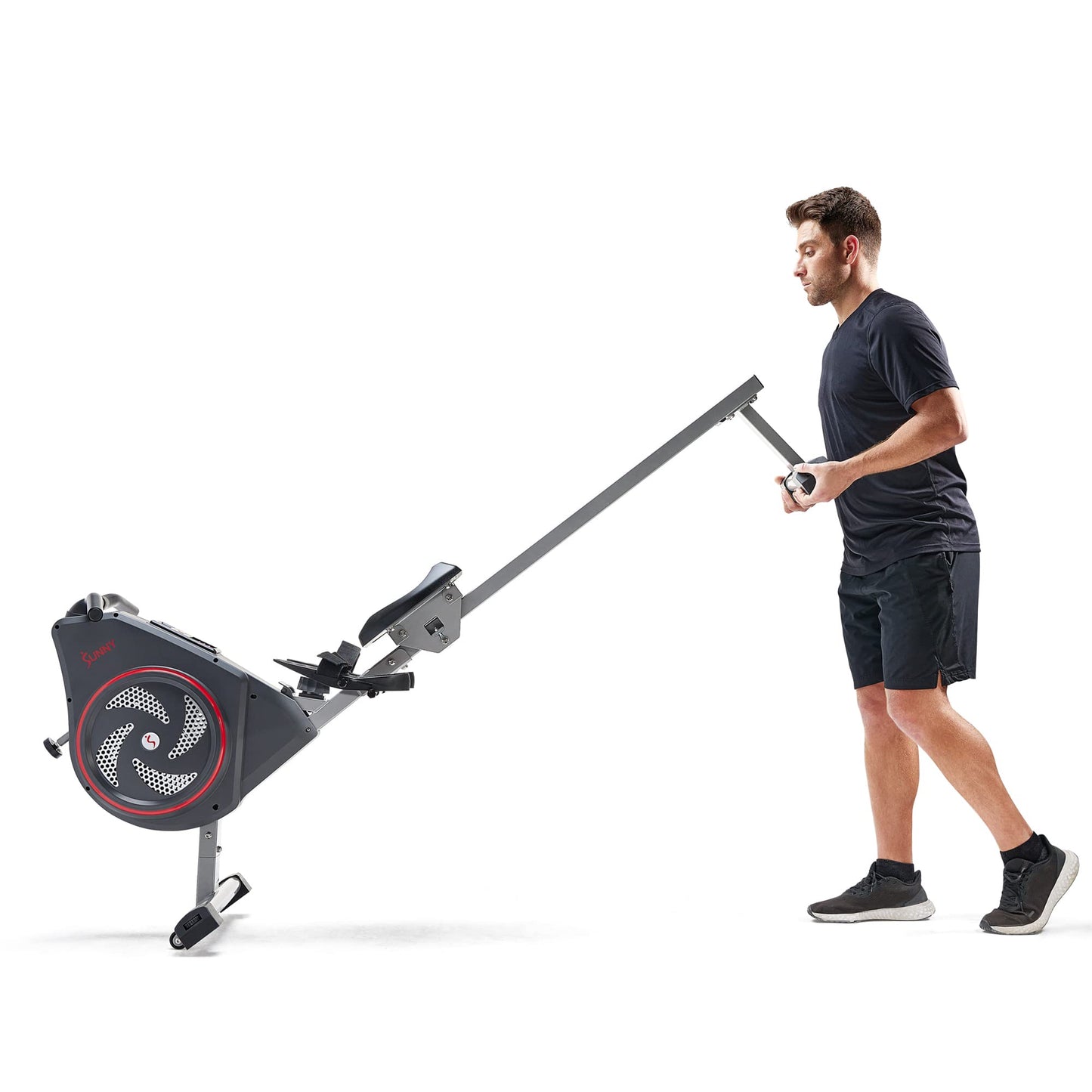 Sunny Health & Fitness Air+ Magnetic Rowing Machine with Exclusive SunnyFit App and Smart Bluetooth Connectivity - SF-RW520008