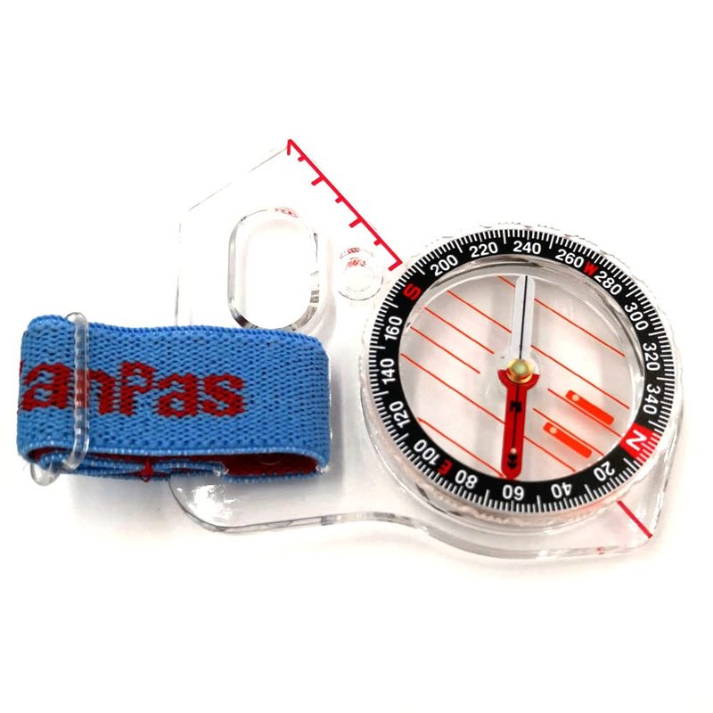 KanPas MA-40-FS Thumb Orienteering Compass: Acrylic, Shockproof & Waterproof