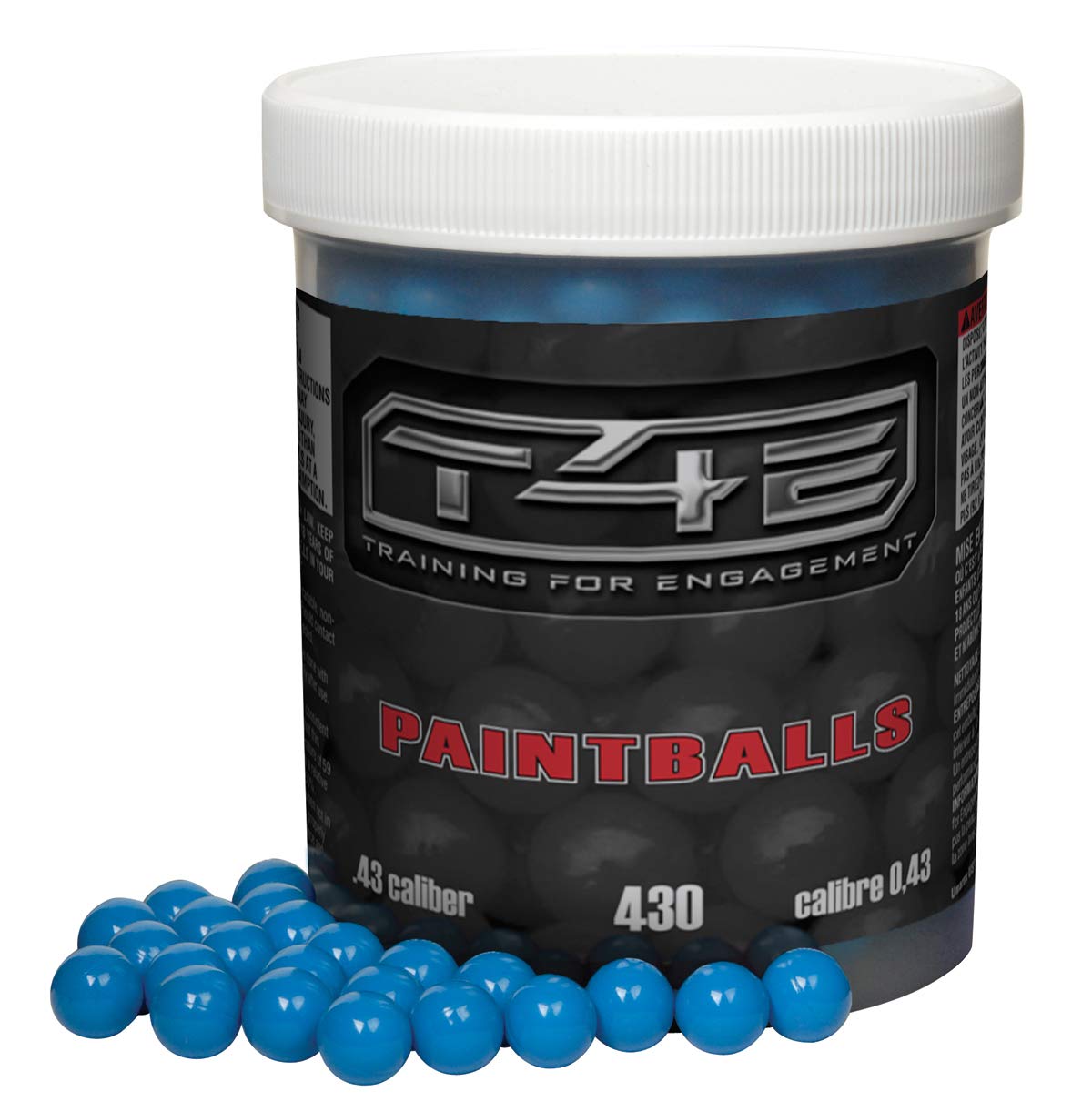 Umarex T4E Premium .43 Caliber Paintballs, Blue, 430 Count