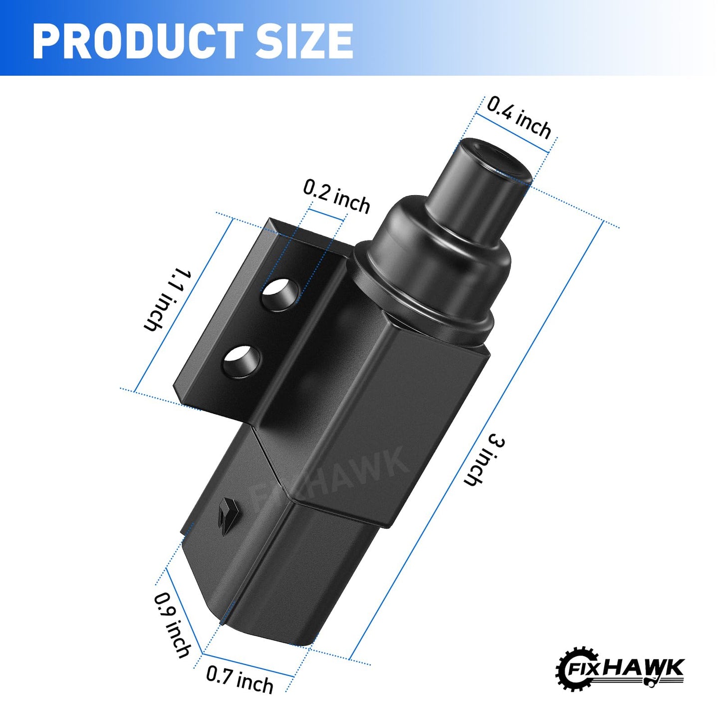 FIXHAWK EZGO RXV Accelerator Pedal Molex Switch for 48 Volt EZGO RXV 2008-up Electric Golf Cart, Replaces OEM# 612889 609697