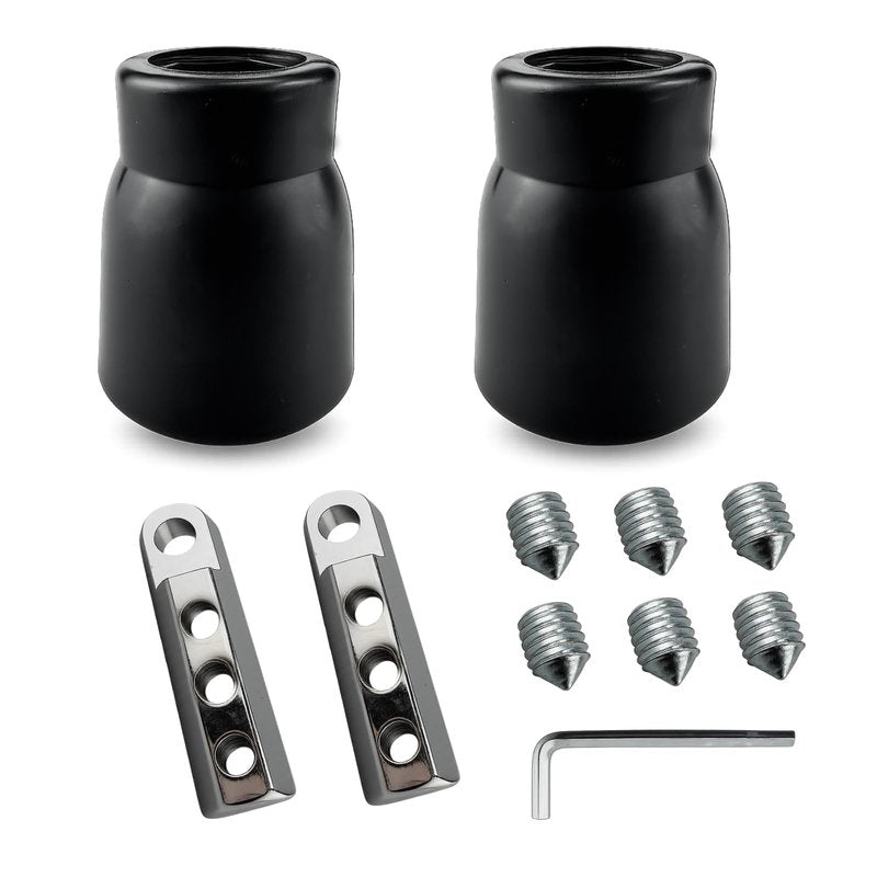 Qiqimingxin Gym Fitness Cable Ball Stopper Ends Gym Pulley Machine Cable Ball Plug for 5mm/6mm Home Gym Machine Pulley System Accessories Heavy Duty PVC & Metal Cable Stops Replacement Ball End Kit