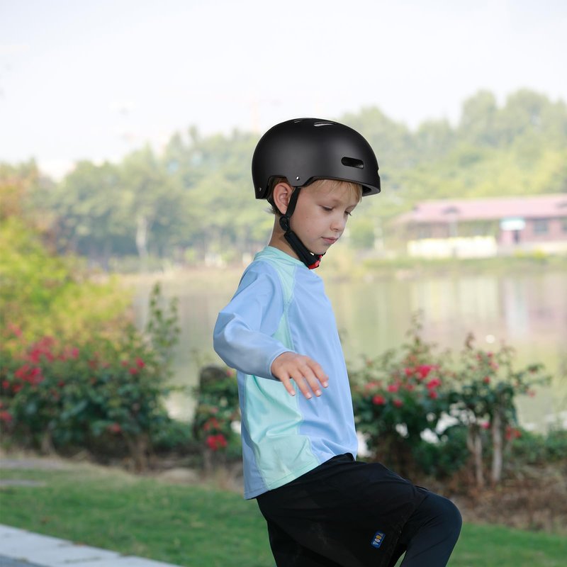 Skateboard Bike Helmet for Adults Women Men Youth Kids (2-3-5-8-14+ Years Boys Girls) - Lightweight Multi-Sport Adjustable Helmets for Bicycle Skateboard Scooter Skate Cycling