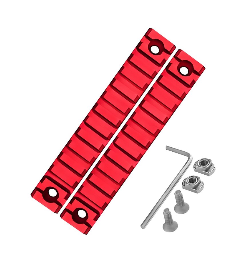 Gotical Combo of 8-5 Slots (2 Pcs) & 7-Slots (2 Pcs) & 13 Slots (2 pcs) Section with Direct Attachment Quick Detach Kit-Push (Combo of 5 Items)